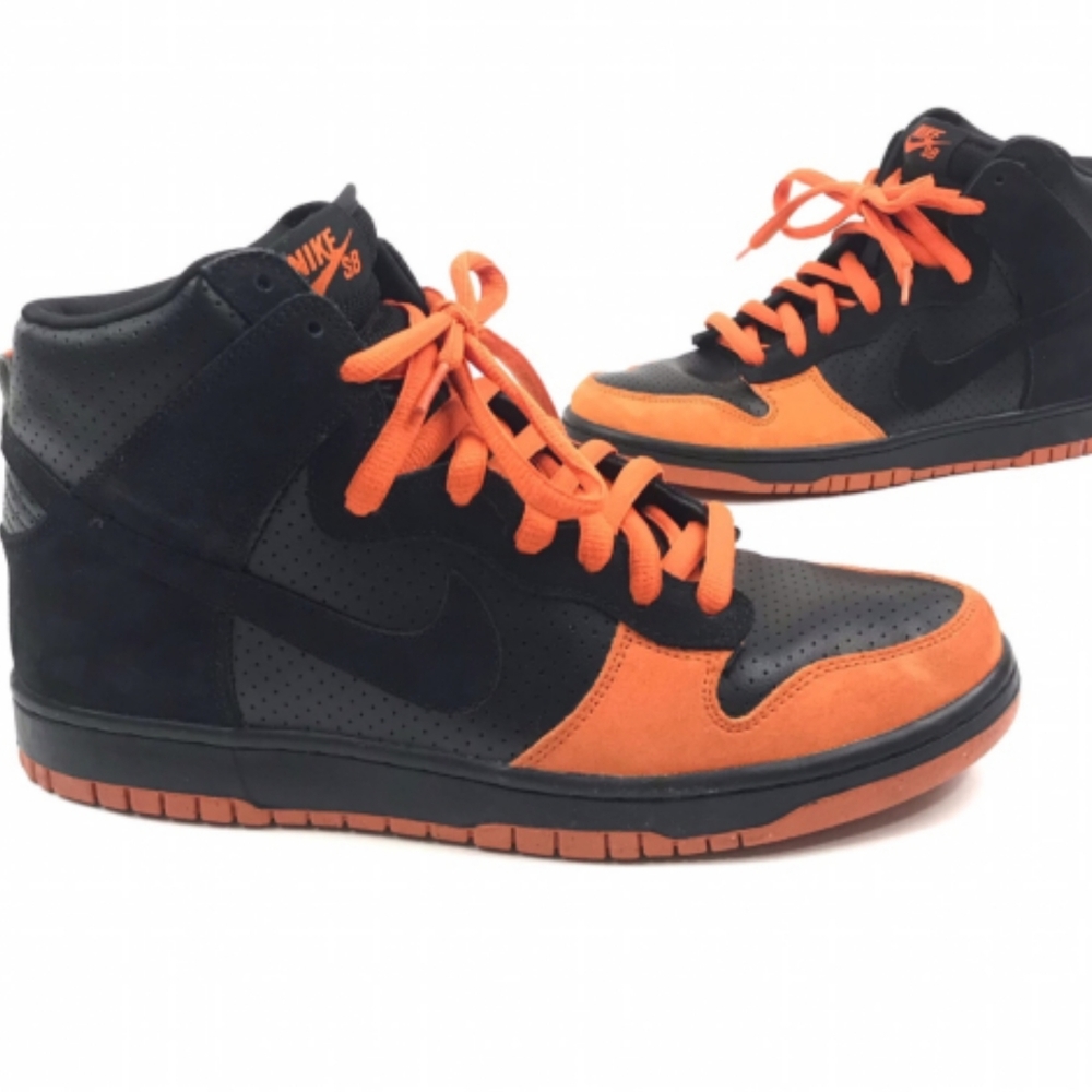 Nike Dunk High Pro SB "Black Solar Orange"